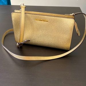 Michael Kors gold color purse